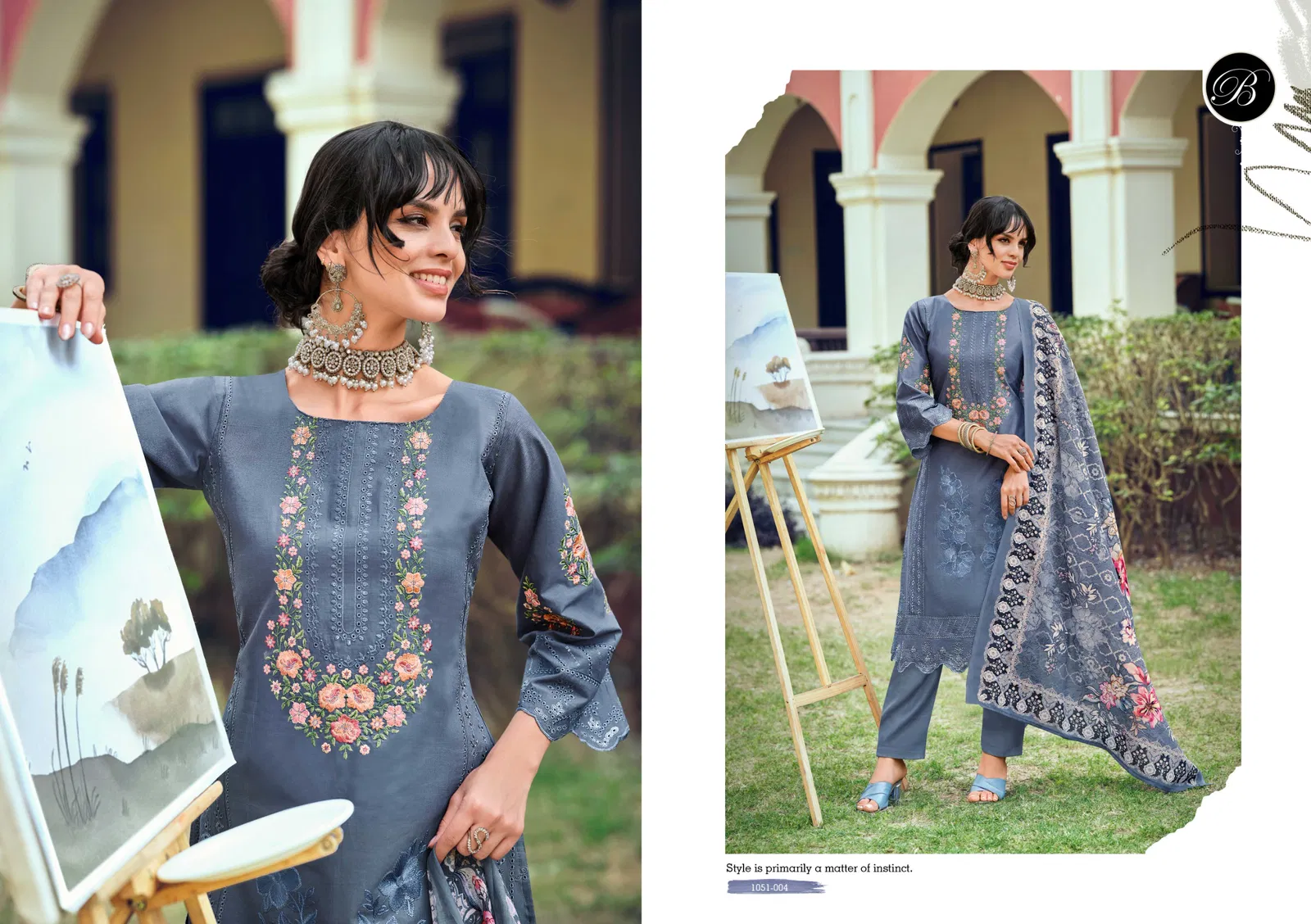 Zoya By Belliza Lawn Cotton Printed Wholesale Dress Material Suppliers In Mumbai